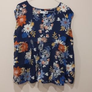 Maternity light floral shirt